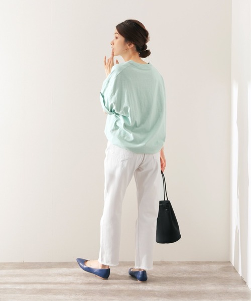 SLOBE IENA（スローブイエナ）の「LE DENIM カットオフスリムデニムパンツ【洗濯機使用可能】◆（デニムパンツ・レディース・グレー/ホワイト・36/40/38）」の22枚目の写真