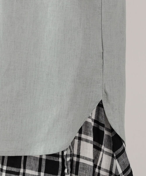 NOLLEY’S(ノーリーズ)の「◇【WEB限定】ステッチ襟2WAYブラウス(シャツ/ブラウス・レディース・ベージュ/チャコールグレー/ミント・38)」の17枚目の写真