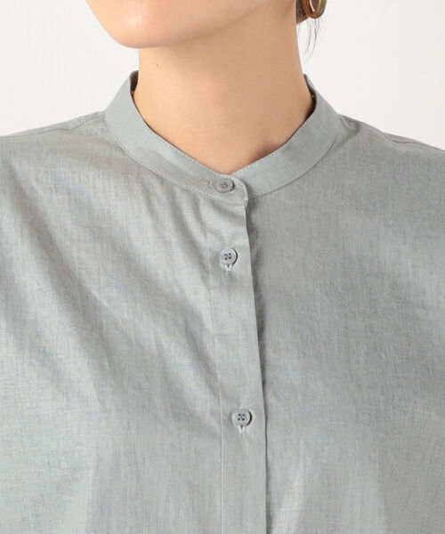 NOLLEY’S(ノーリーズ)の「◇【WEB限定】ステッチ襟2WAYブラウス(シャツ/ブラウス・レディース・ベージュ/チャコールグレー/ミント・38)」の16枚目の写真