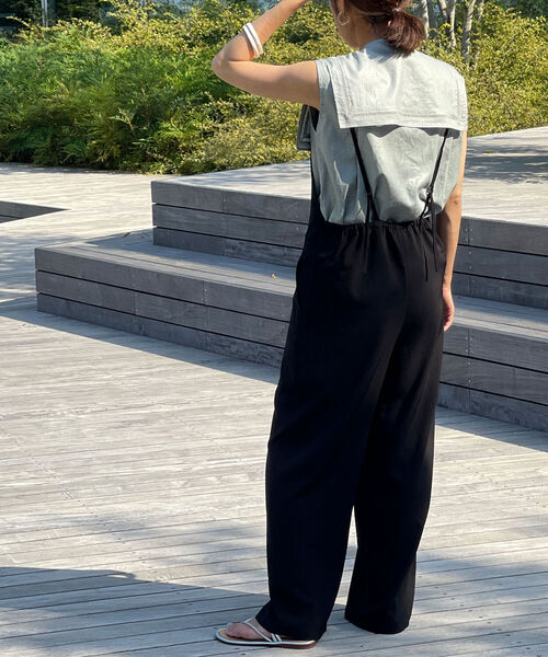 NOLLEY’S(ノーリーズ)の「◇【WEB限定】ステッチ襟2WAYブラウス(シャツ/ブラウス・レディース・ベージュ/チャコールグレー/ミント・38)」の8枚目の写真