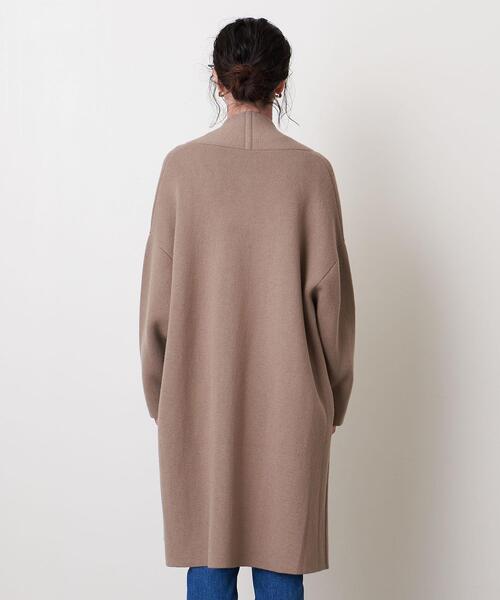UNITED ARROWS(ユナイテッドアローズ)の「UWCC ニット ガウン †(カーディガン/ボレロ・レディース・ベージュ/ダークグレー・FREE)」の12枚目の写真