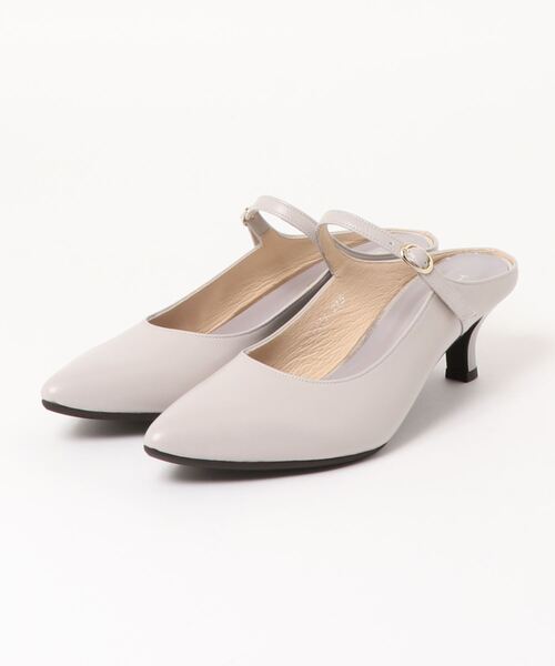 HIMIKO(ヒミコ)の「【Made in Japan】【HIMIKO】【撥水】ミュールパンプス/611317(パンプス・レディース・ブラック/グレー/カーキ・22.5cm/23.5cm/24.5cm/23.0cm/24.0cm/25.0cm/22.0cm)」の5枚目の写真