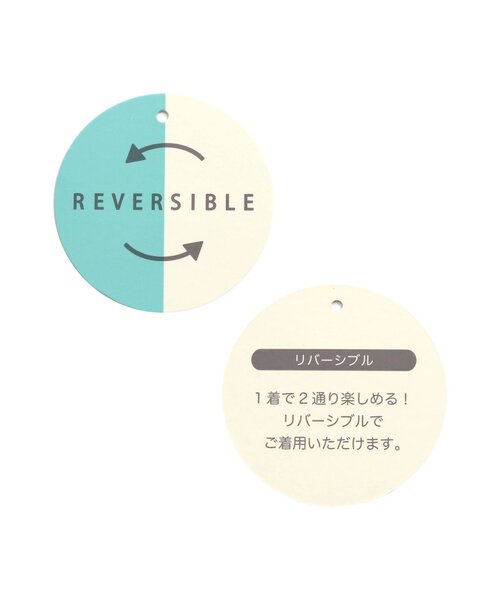 apres les cours（アプレレクール）の「リバーシブルファージャケット（ブルゾン・キッズ・ピンク/アイボリー・90/100/110/120/80/130/140）」の5枚目の写真