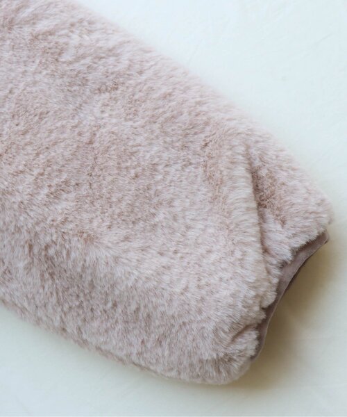 apres les cours（アプレレクール）の「リバーシブルファージャケット（ブルゾン・キッズ・ピンク/アイボリー・90/100/110/120/80/130/140）」の13枚目の写真