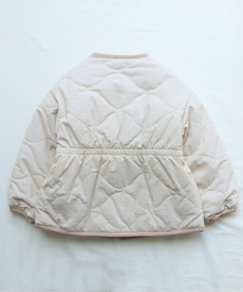 apres les cours（アプレレクール）の「リバーシブルファージャケット（ブルゾン・キッズ・ピンク/アイボリー・90/100/110/120/80/130/140）」の19枚目の写真