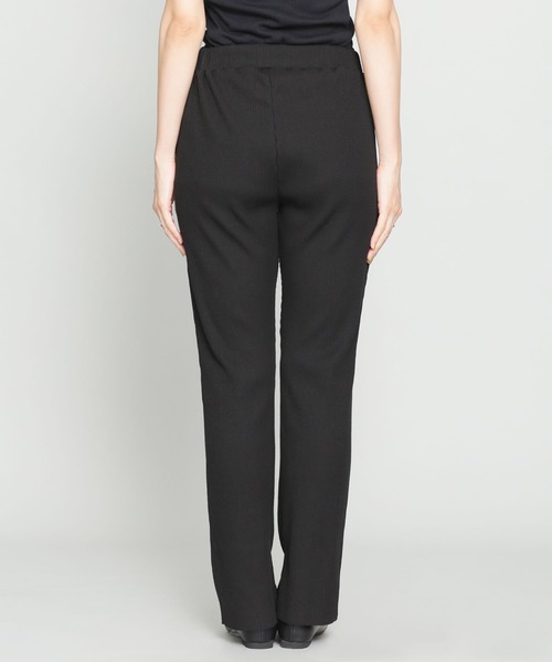 NANO universe（ナノユニバース）の「WEB限定/スリットリブパンツ（その他パンツ・レディース・ブラック/アイボリー/モカ・マルチサイズ）」の6枚目の写真