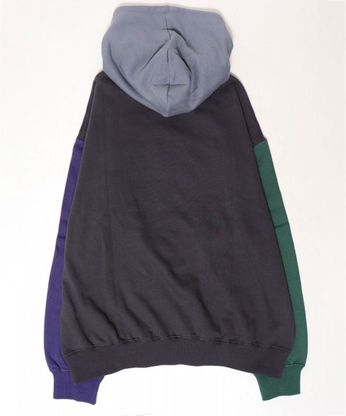 VISION STREET WEAR(ヴィジョンストリートウェア)の「VISION STREET WEAR ベロアワッペン裏毛フーディー(パーカー・レディース・チャコールグレー/パープル/マルチ/ワイン/キナリ・LL/M/L)」の20枚目の写真