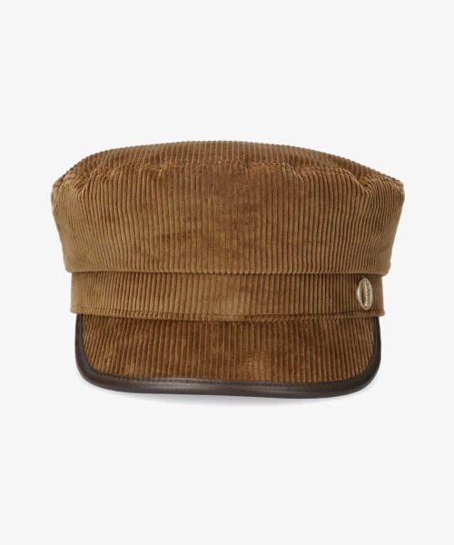 Chapeau d' O（シャポードオー）の「Chapeau d' O Corduroy Marine Cas（キャスケット・レディース・ブラック/ライトグリーン/ブラウン・57cm）」の5枚目の写真