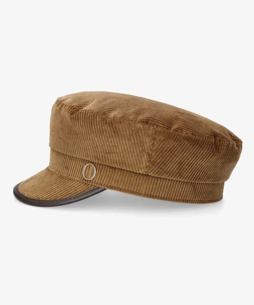 Chapeau d' O（シャポードオー）の「Chapeau d' O Corduroy Marine Cas（キャスケット・レディース・ブラック/ライトグリーン/ブラウン・57cm）」の12枚目の写真