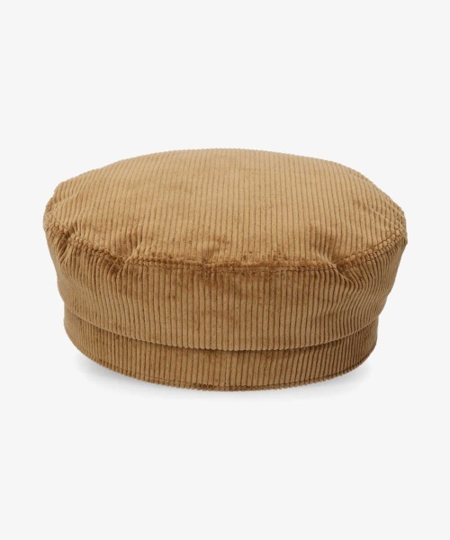 Chapeau d' O（シャポードオー）の「Chapeau d' O Corduroy Marine Cas（キャスケット・レディース・ブラック/ライトグリーン/ブラウン・57cm）」の8枚目の写真