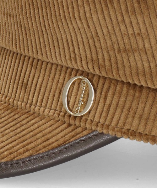 Chapeau d' O（シャポードオー）の「Chapeau d' O Corduroy Marine Cas（キャスケット・レディース・ブラック/ライトグリーン/ブラウン・57cm）」の14枚目の写真