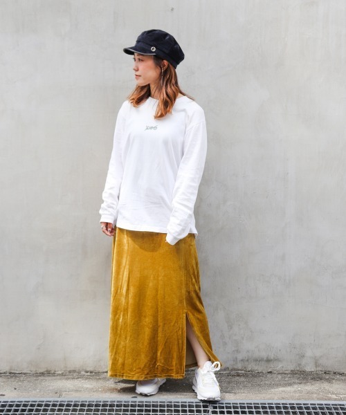 Chapeau d' O（シャポードオー）の「Chapeau d' O Corduroy Marine Cas（キャスケット・レディース・ブラック/ライトグリーン/ブラウン・57cm）」の21枚目の写真