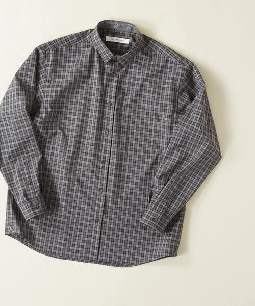 MEN'S MELROSE（メンズメルローズ）の「ウォッシャブルTWタイプライターシャツ（シャツ/ブラウス・メンズ・グレー/グレイッシュベージュ・4/3）」の14枚目の写真