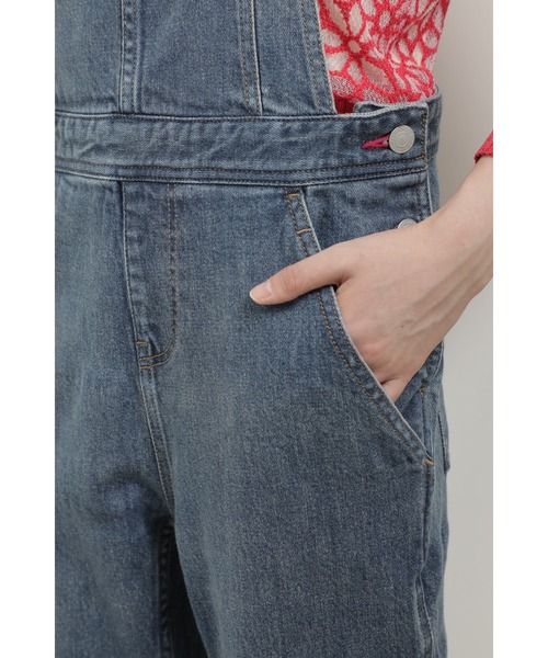 ROSE BUD（ローズバッド）の「ストレートデニムオーバーオール（サロペット/オーバーオール・レディース・ブルー・MEDIUM/SMALL）」の9枚目の写真