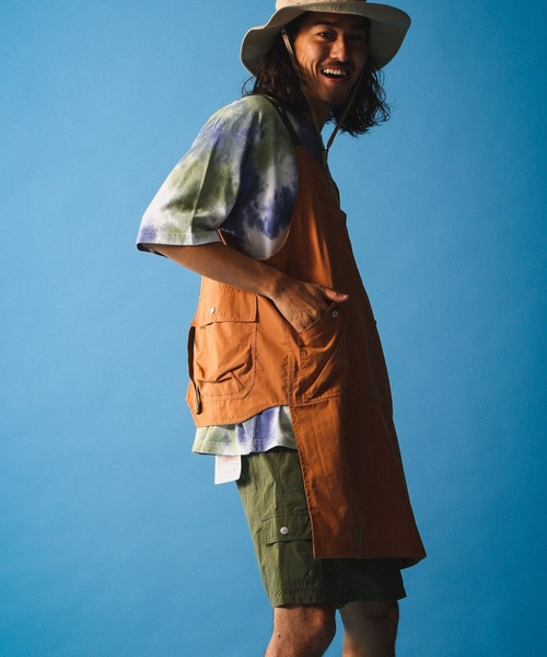 BAYFLOW（ベイフロー）の「【SEASIDE WORKERS（シーサイドワーカーズ）】マルチウェイベスト（ベスト・メンズ・カーキ/オレンジ・FREE）」の10枚目の写真