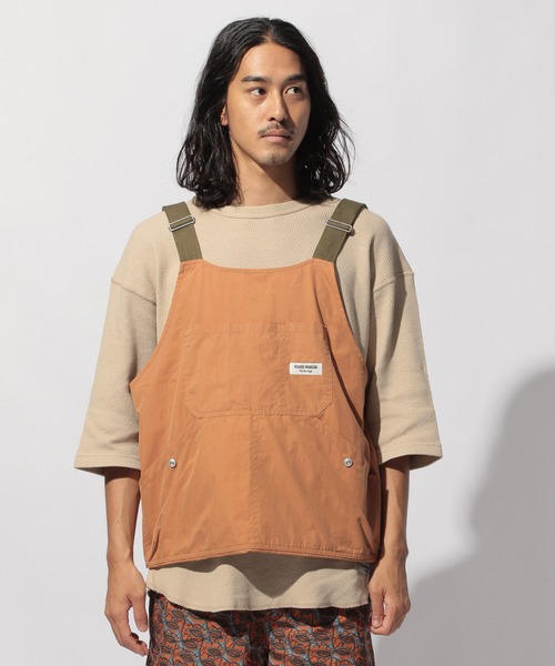 BAYFLOW（ベイフロー）の「【SEASIDE WORKERS（シーサイドワーカーズ）】マルチウェイベスト（ベスト・メンズ・カーキ/オレンジ・FREE）」の15枚目の写真
