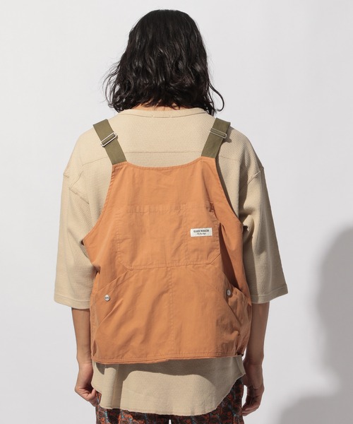 BAYFLOW（ベイフロー）の「【SEASIDE WORKERS（シーサイドワーカーズ）】マルチウェイベスト（ベスト・メンズ・カーキ/オレンジ・FREE）」の18枚目の写真