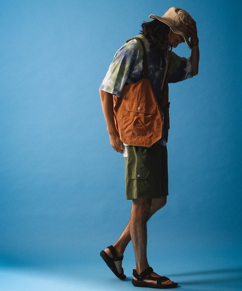 BAYFLOW（ベイフロー）の「【SEASIDE WORKERS（シーサイドワーカーズ）】マルチウェイベスト（ベスト・メンズ・カーキ/オレンジ・FREE）」の5枚目の写真