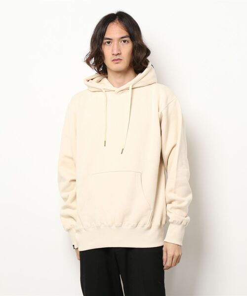 KRIFF MAYER（クリフメイヤー）の「裏起毛スウェットパーカー(フードロゴ)（パーカー・メンズ・グリーン/ベージュ/ネイビー/チャコール/カラフル/ナチュラル/グレー・MEDIUM/SMALL/LARGE/X-LARGE）」の4枚目の写真