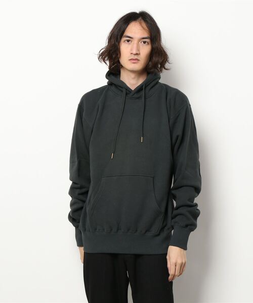 KRIFF MAYER（クリフメイヤー）の「裏起毛スウェットパーカー(フードロゴ)（パーカー・メンズ・グリーン/ベージュ/ネイビー/チャコール/カラフル/ナチュラル/グレー・MEDIUM/SMALL/LARGE/X-LARGE）」の3枚目の写真