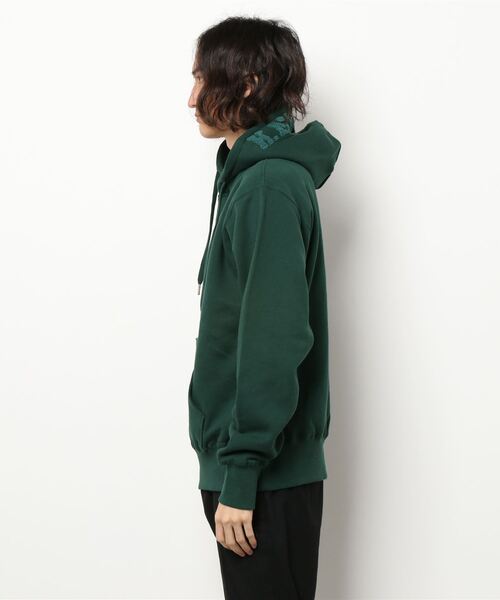 KRIFF MAYER（クリフメイヤー）の「裏起毛スウェットパーカー(フードロゴ)（パーカー・メンズ・グリーン/ベージュ/ネイビー/チャコール/カラフル/ナチュラル/グレー・MEDIUM/SMALL/LARGE/X-LARGE）」の9枚目の写真