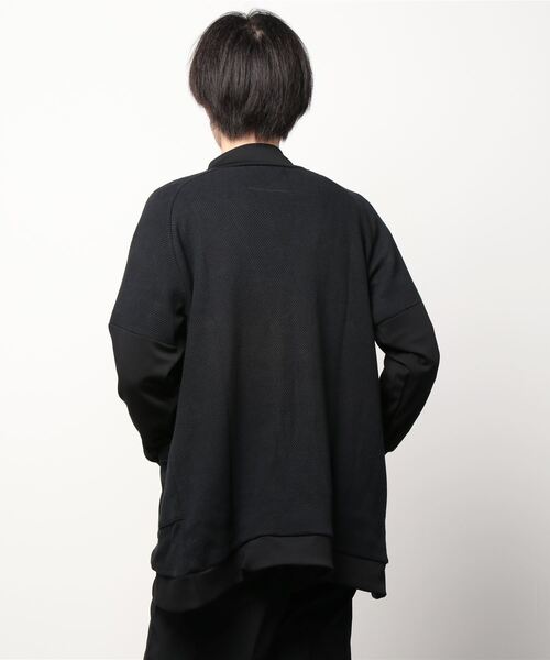 OURET（オーレット）の「ローゲージストレッチカノコ ラウンドカットカーディガン（カーディガン/ボレロ・メンズ・ブラック/グレー・2/3/1）」の18枚目の写真