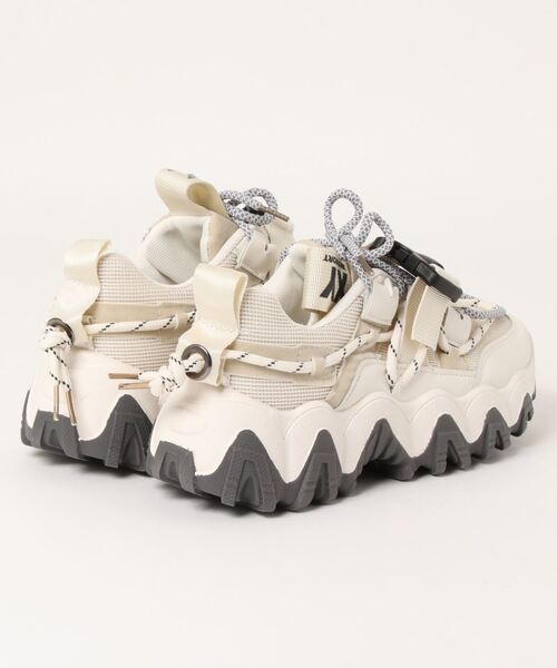 Shoes in Closet(シューズインクローゼット)の「厚底 ボリュームソール ダッドスニーカー 52(スニーカー・レディース・ブラック/ホワイト/グレー・M/LL/L/S)」の18枚目の写真