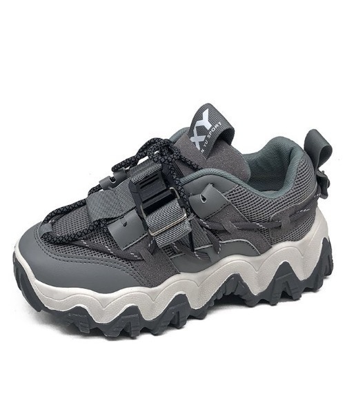 Shoes in Closet(シューズインクローゼット)の「厚底 ボリュームソール ダッドスニーカー 52(スニーカー・レディース・ブラック/ホワイト/グレー・M/LL/L/S)」の13枚目の写真