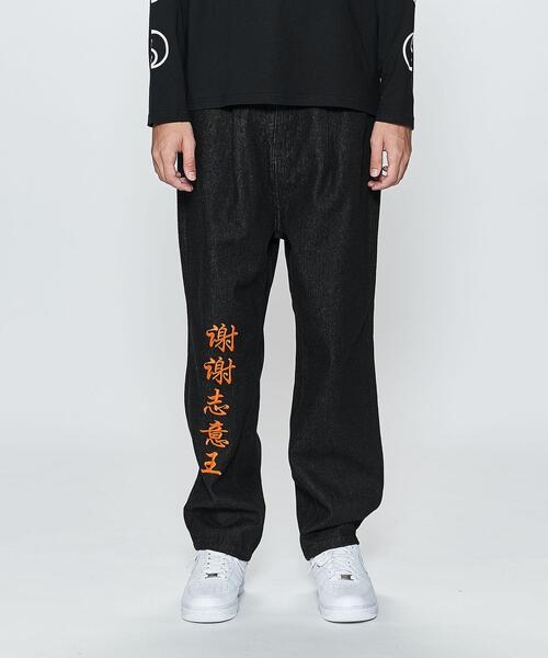 shei shei co LTD(シェイシェイシーオーエルティディ)の「<shei shei co.LTD×BAD BOY> BAGGY DNM/デニムパンツ(デニムパンツ・メンズ・ネイビー/ブラック・M/S)」の1枚目の写真