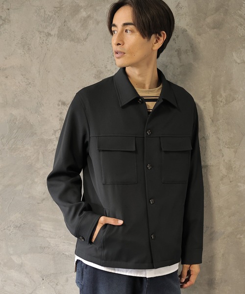 UNION STATION（ユニオンステーション）の「【セットアップ対応】ポリエステルツイルCPOブルゾン（ミリタリージャケット・メンズ・ネイビー/アイボリー/ベージュ系その他・S/M/L）」の11枚目の写真