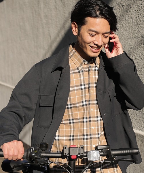 UNION STATION（ユニオンステーション）の「【セットアップ対応】ポリエステルツイルCPOブルゾン（ミリタリージャケット・メンズ・ネイビー/アイボリー/ベージュ系その他・S/M/L）」の19枚目の写真