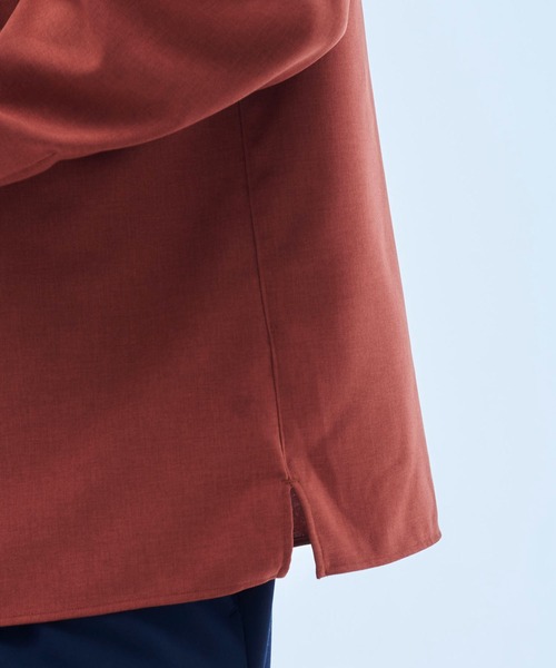 UNITED TOKYO(ユナイテッドトウキョウ)の「ボイルロングスリーブシャツ(シャツ/ブラウス・メンズ・グレイッシュベージュ/ブラウン/ブラック/アイボリー/オレンジ/ピンク/ダークブラウン・5/2/1/3)」の22枚目の写真