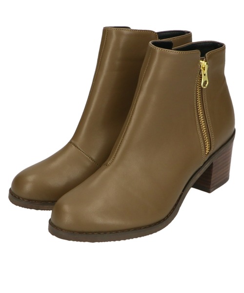 ORiental TRaffic（オリエンタルトラフィック）の「サイドジップショートブーツ/11402（ブーツ・レディース・ブラック/ベージュ/ブラウン・LL/3L/SS/S/M/L）」の21枚目の写真