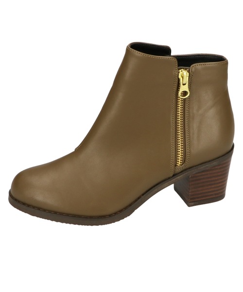 ORiental TRaffic（オリエンタルトラフィック）の「サイドジップショートブーツ/11402（ブーツ・レディース・ブラック/ベージュ/ブラウン・LL/3L/SS/S/M/L）」の9枚目の写真