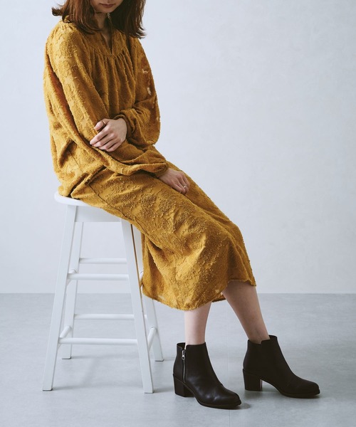 ORiental TRaffic（オリエンタルトラフィック）の「サイドジップショートブーツ/11402（ブーツ・レディース・ブラック/ベージュ/ブラウン・LL/3L/SS/S/M/L）」の22枚目の写真