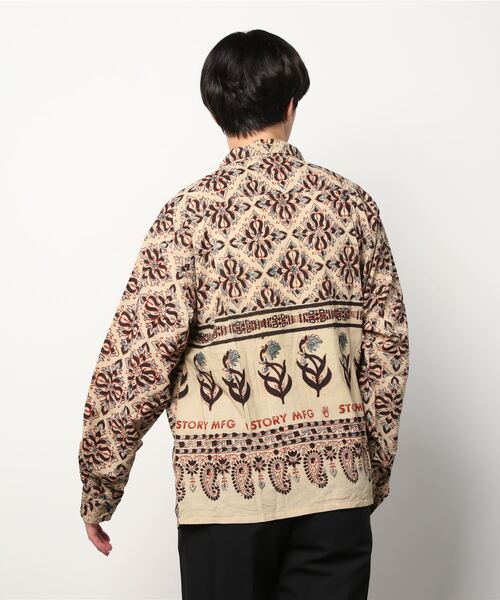 Story mfg.(ストーリーエムエフジー)の「【STORY MFG.】ストーリー・エムエフジー Snack Shirts(シャツ/ブラウス・メンズ・ベージュ系その他/ブラウン系その他・X-LARGE/MEDIUM/X-SMALL)」の3枚目の写真
