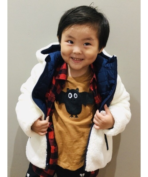 GAP（ギャップ）の「リバーシブル シェルパジャケット (幼児・ユニセックス)（その他アウター・キッズ・その他/その他1/ピンク系その他・12-18M/18-24M/2 YRS/3 YRS/4 YRS/5 YRS）」の16枚目の写真