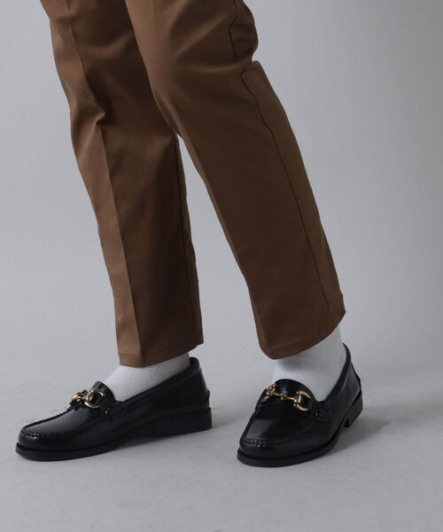 UNIVERSAL OVERALL（ユニバーサルオーバーオール）の「【UNIVERSAL OVERALL/ユニバーサルオーバーオール】OFFICER PANTS テーパードパンツ（チノパンツ・レディース・ブラック/ブラウン・SMALL/MEDIUM）」の11枚目の写真