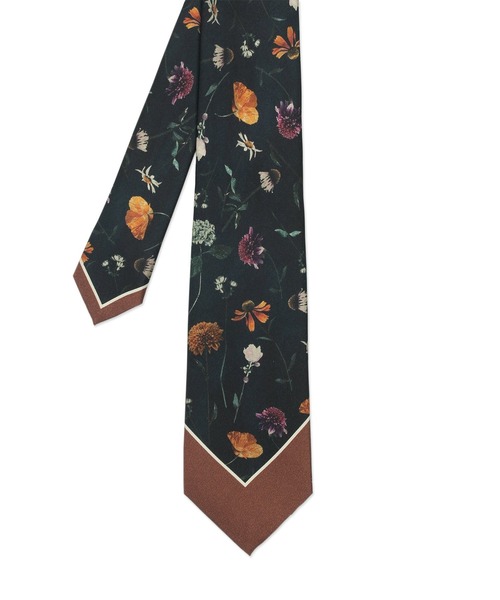 Paul Smith COLLECTION（ポールスミスコレクション）の「フォトグラフィック フローラル プリントネクタイ /214785 PR（ネクタイ・メンズ・ネイビー/バーガンディー・FREE）」の2枚目の写真