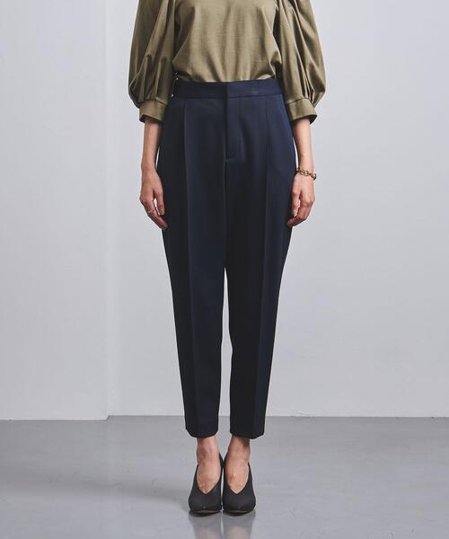 UNITED ARROWS(ユナイテッドアローズ)の「<UNITED ARROWS>SPONGY タック テーパード パンツ B◆(その他パンツ・レディース・その他7/ネイビー/オフホワイト・36/40/38)」の5枚目の写真