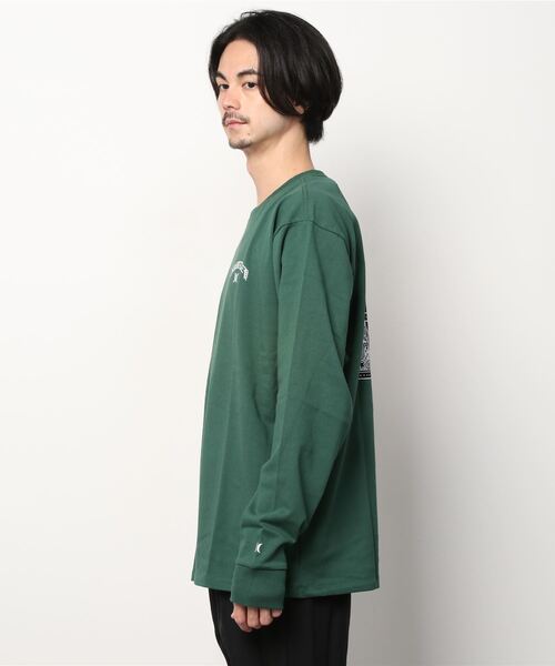 Hurley （ハーレー）の「Hurley/ハーレー ルーズシルエット バックプリントロンT MLS2100023（Tシャツ/カットソー・メンズ・ブラック/ホワイト/グリーン・L/M/S）」の7枚目の写真