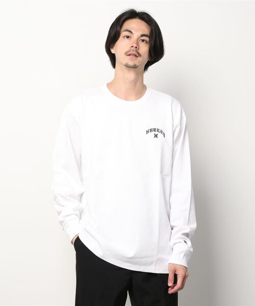 Hurley （ハーレー）の「Hurley/ハーレー ルーズシルエット バックプリントロンT MLS2100023（Tシャツ/カットソー・メンズ・ブラック/ホワイト/グリーン・L/M/S）」の8枚目の写真