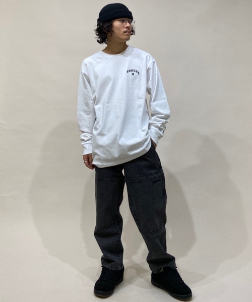 Hurley （ハーレー）の「Hurley/ハーレー ルーズシルエット バックプリントロンT MLS2100023（Tシャツ/カットソー・メンズ・ブラック/ホワイト/グリーン・L/M/S）」の14枚目の写真