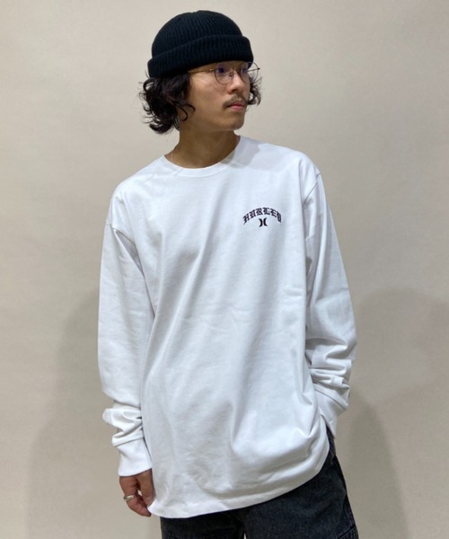Hurley （ハーレー）の「Hurley/ハーレー ルーズシルエット バックプリントロンT MLS2100023（Tシャツ/カットソー・メンズ・ブラック/ホワイト/グリーン・L/M/S）」の11枚目の写真