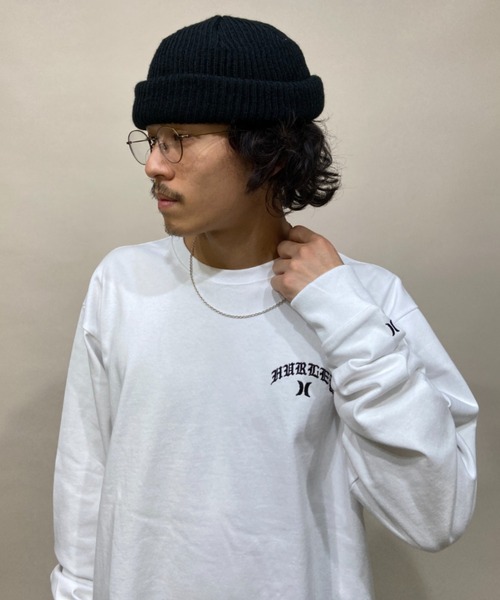 Hurley （ハーレー）の「Hurley/ハーレー ルーズシルエット バックプリントロンT MLS2100023（Tシャツ/カットソー・メンズ・ブラック/ホワイト/グリーン・L/M/S）」の12枚目の写真