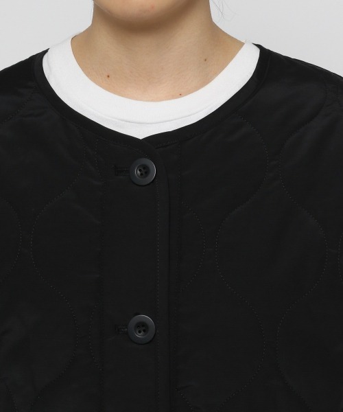 LOWRYS FARM（ローリーズファーム）の「キルティングブルゾン　959061（ブルゾン・レディース・ブラック/オレンジ/グリーン/アイボリー・FREE）」の12枚目の写真