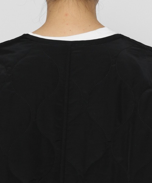 LOWRYS FARM（ローリーズファーム）の「キルティングブルゾン　959061（ブルゾン・レディース・ブラック/オレンジ/グリーン/アイボリー・FREE）」の10枚目の写真