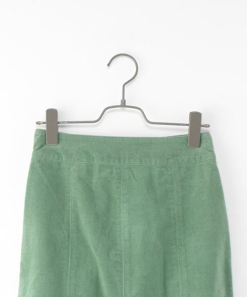 Heather（ヘザー）の「コールマーメイドロングスカート　237975（スカート・レディース・アイボリー/ブラック/グリーン・M/S）」の4枚目の写真