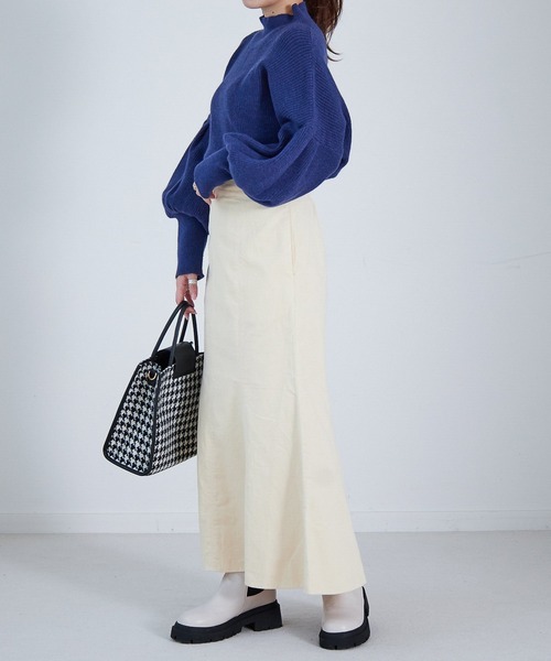 Heather（ヘザー）の「コールマーメイドロングスカート　237975（スカート・レディース・アイボリー/ブラック/グリーン・M/S）」の13枚目の写真