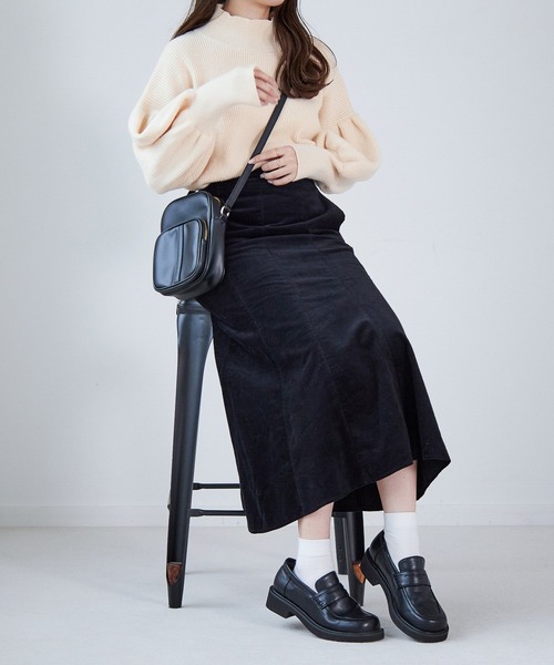 Heather（ヘザー）の「コールマーメイドロングスカート　237975（スカート・レディース・アイボリー/ブラック/グリーン・M/S）」の19枚目の写真